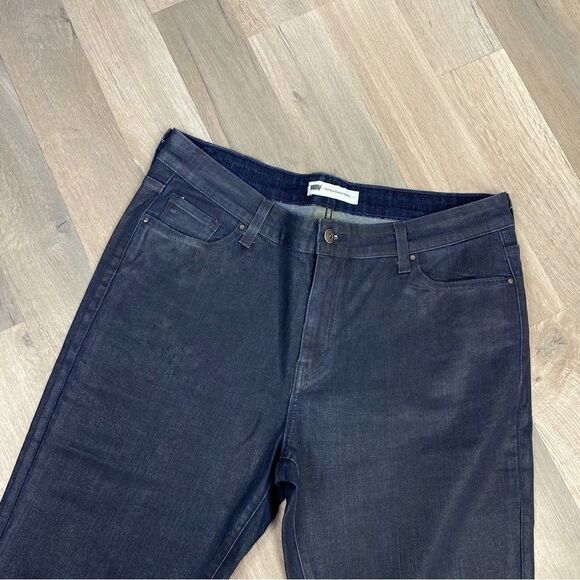 Levi’s Mid Rise Bootcut Skinny Jeans Oil Rubbed Blue 16M 33x32 - Picture 5 of 14